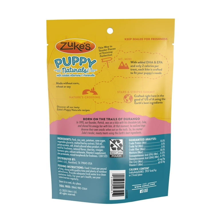 ドッグフード chuchu Zuke's Dog Puppy Naturals Pork & Chickpea 5oz - Walmart.com