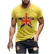 thumbnail image 2 of Tops para hombre, blusas y camisas de cuello redondo y manga corta para hombre, camiseta de cuello redondo y manga corta con estampado de la bandera del Día de la Independencia de Estados Unidos para, 2 of 5