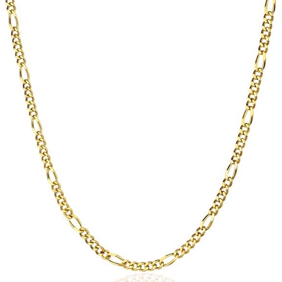 Mevecco 18k Gold Vacuum Plated Dainty Laser Cut Flat Ball Chain Choker Necklace for Women