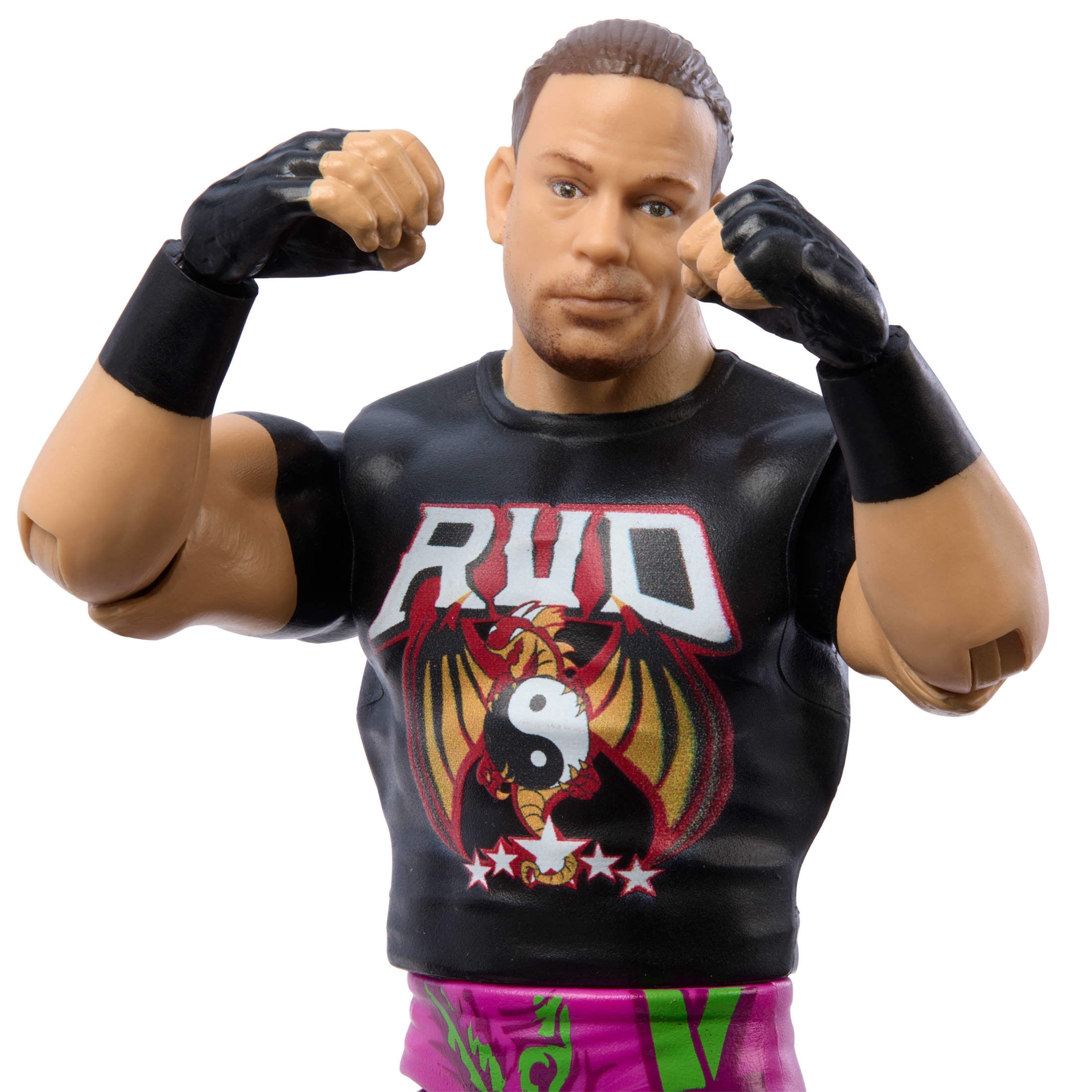 WWE Rob Van Dam Action Figure, Main Event Series #151 6-inch Collectible Superstar with Articulation