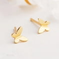 thumbnail image 6 of BNNG Women'S Modern Minimalist Ear Climbers Gold Silvery Bow Earrings For Women Classic Ribbon Bow Stud Earrings Cute Bowknot Earrings Gift Women'S Halloween Moon And Star Ear Swirls, 6 of 7