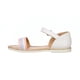 thumbnail image 3 of Sandalia Niñas Slide Moda Verano Blanco Tipo Piel Cómodas blanco 13 Tropicana 005A0L, 3 of 7