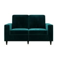thumbnail image 5 of DHP Cooper Loveseat 2 Seater Sofa, Green Velvet, 5 of 18