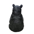 thumbnail image 2 of Hi-Line Gift Ltd. Onyx Guardian: Majestic Black Polyresin Sitting Bear Figurine, 2 of 5