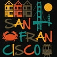 thumbnail image 3 of CafePress - San Francisco Sweatshirt (Dark) - Classic Crew Neck Sweatshirt, 3 of 4