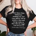thumbnail image 2 of Retro Dear Dance Mom Behind Me Sending You On Back Women’s T-Shirt – Fun, supportive design with retro style, comfortable and perfect for dance moms., 2 of 3