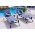 thumbnail image 1 of Juno 3 Piece Chaise Lounge Chair Set with round table in Charcoal, 1 of 10