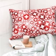 thumbnail image 4 of Salouo Plus Cross Pattern Pillow Cases,1PC Pillow Covers with Envelope Closure Decorative Pillow Case for Bed Couch,Pillows Not Included-14"x20", 4 of 6