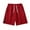 Red, variant on Caqnni Men Casual Summer Beach Shorts Lightweight Elastic Waist Drawstring Flat Front Short(Black,XL)
