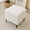 Beige, variant on BH-JJSMGS Ottoman Cover Square,Stretch Square Ottoman Covers Slipcover,Soft Knitted Jacquard Cover for Storage Stool,Footstool Protection for Living Room