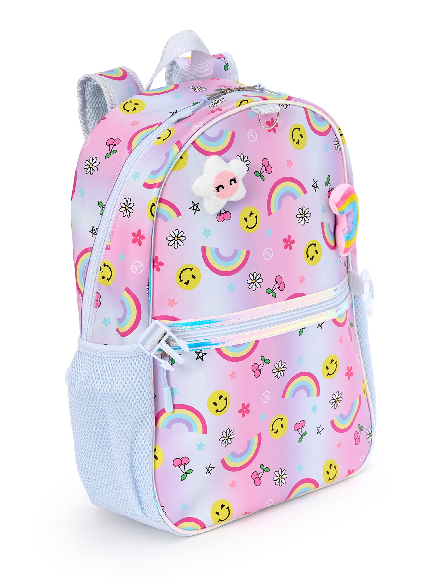 Schoolyard Vibes 17" 3 Piece Backpack Set with Headphones and Kids Lunch Box