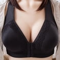 thumbnail image 2 of Eashery Women Bra Solid Deep V Women Bra Women Bras Black 42, 2 of 3