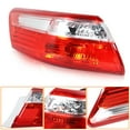 thumbnail image 3 of Genrics 1-Pack Left Outter Piece Rear Tail Light Brake Lamp Replacement for 2007 2008 2009 Toyota Camry Driver Side, 3 of 7