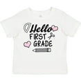 thumbnail image 3 of Inktastic Hello 1st Grade with Hearts and School Supplies Boys or Girls Toddler T-Shirt, 3 of 5