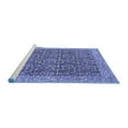 thumbnail image 2 of Ahgly Company Machine Washable Indoor Round Oriental Blue Traditional Area Rugs, 5' Round, 2 of 4