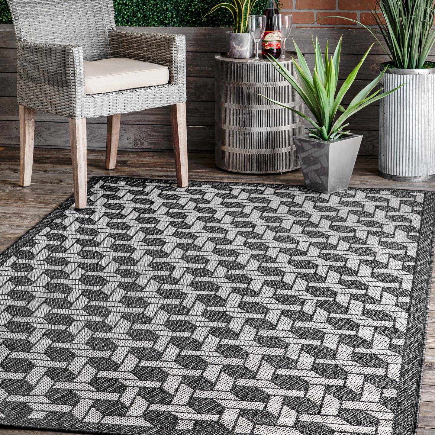 nuLOOM Naya Modern Tessellation Indoor/Outdoor Area Rug or ...