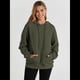 thumbnail image 4 of Sudadera con Capucha para Mujer, Informal, de Larga, con Cordón Ajustable, Estilo Waffle, Holgada, con Bolsillo Verde Oliva XL, 4 of 9