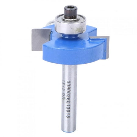 

DOACT 1/4 Inch Shank T Type Cutter Router Bit 3/8 Inch Height T Type Rabbeting Router Bit Woodworking Milling Cutter