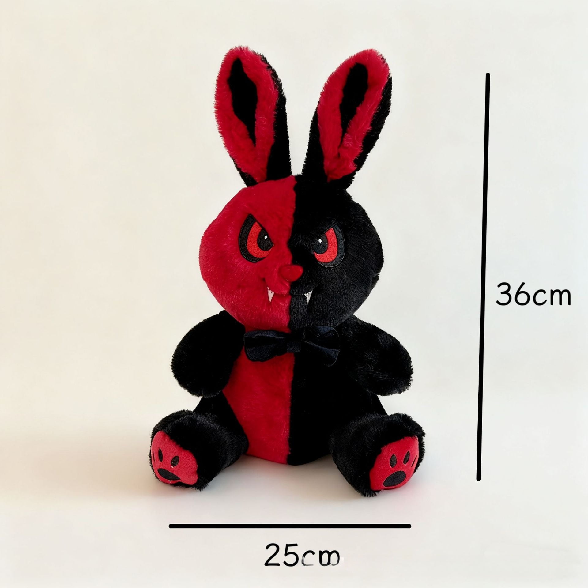 Halloween Bunny Plush Toy, Cute Stuffed Animal Rabbit Doll, Soft Furry Pillow Plushie for Kids and Adults, Holiday Home Decoration, Adorable Rabbit Plush Gift for Halloween Party & Bedroom Decor