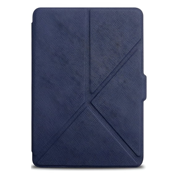 GJX Origami Faux Leather Case for Kindle Paperwhite 1 2 3, Smart Magnetic Cover with Stand, Auto Wake Sleep, Hands-Free Viewing, Shockproof Protection