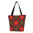 thumbnail image 1 of Easygdp Christmas Plaid Flower Bolso de Hombro para Mujer, Bolso Bandolera y Cartera de Mano Elegante para Uso Diario, 1 of 6
