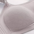 thumbnail image 6 of CFLVAEK Plus Size Bras for Women No Underwire Push Up Everyday Bras Lightly Full Coverage Bras for Senior Ladies Comfort Lifting Bralette Gray XXL, 6 of 8