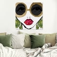 thumbnail image 2 of Wynwood Studio 'Ready For The Jungle' Fashion and Glam Wall Art Canvas Print - Gold, Green, 12" x 12", 2 of 2