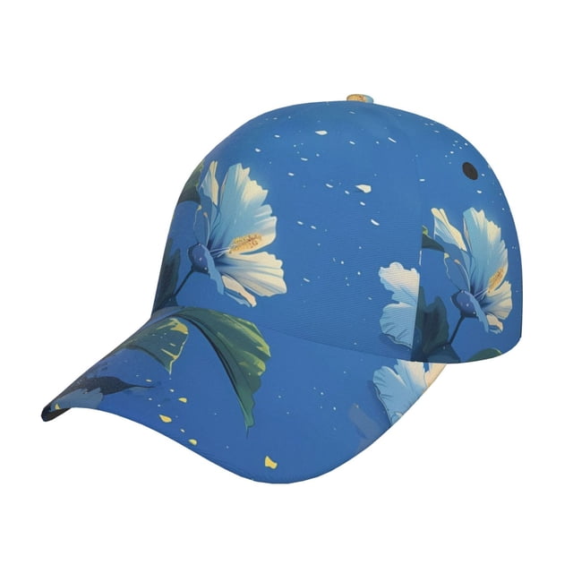 Balery Hibiscus Flowers Calm Water Gorra de béisbol de tamaño ajustable para correr, entrenar y actividades al aire libre. Gorra de papá para todas las estaciones.