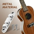 thumbnail image 3 of unbranded Retenedor De Cuerdas Para Bajo Eléctrico Estable Y Elegante En Color Plateado, 3 of 8