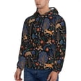 thumbnail image 2 of Hoodies for Men - fall fox deer bird Long Sleeve Comfrt Men'S Fashion Hoodies & Sweatshirts, Sweatshirts for Men Hoodies Pullover Clothing Clothes with Pouch, 2 of 7