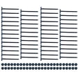 thumbnail image 7 of XIBUFE 20/50/100Pcs Universal Cable Tie Buckle Nylon Tie Wrap Cable Fixed Fastener Clip Locking Zip Tie Straps Nylon Universal Cable Tie Buckle, 7 of 7