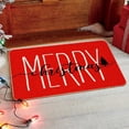 thumbnail image 5 of BOBOMOTI Set of 2 Christmas Kitchen Rugs Christmas Mats Long Strip Doormat for Floor Bathroom Living Room Doorway Christmas Decorations Clearance, 5 of 6