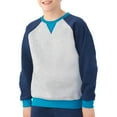 thumbnail image 5 of Fruit of the Loom Boys Fleece Raglan Crew Neck Sweatshirt, Sizes XS - 2XL, 5 of 8