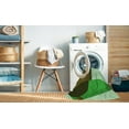 thumbnail image 2 of Ahgly Company Machine Washable Indoor Round Transitional Pastel Green Area Rugs, 5' Round, 2 of 7