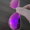 thumbnail image 2 of RB-Hip Hop-sunglasses Aviator Sunglasses Pink Mirrored Reflective mens and women’s, 2 of 3