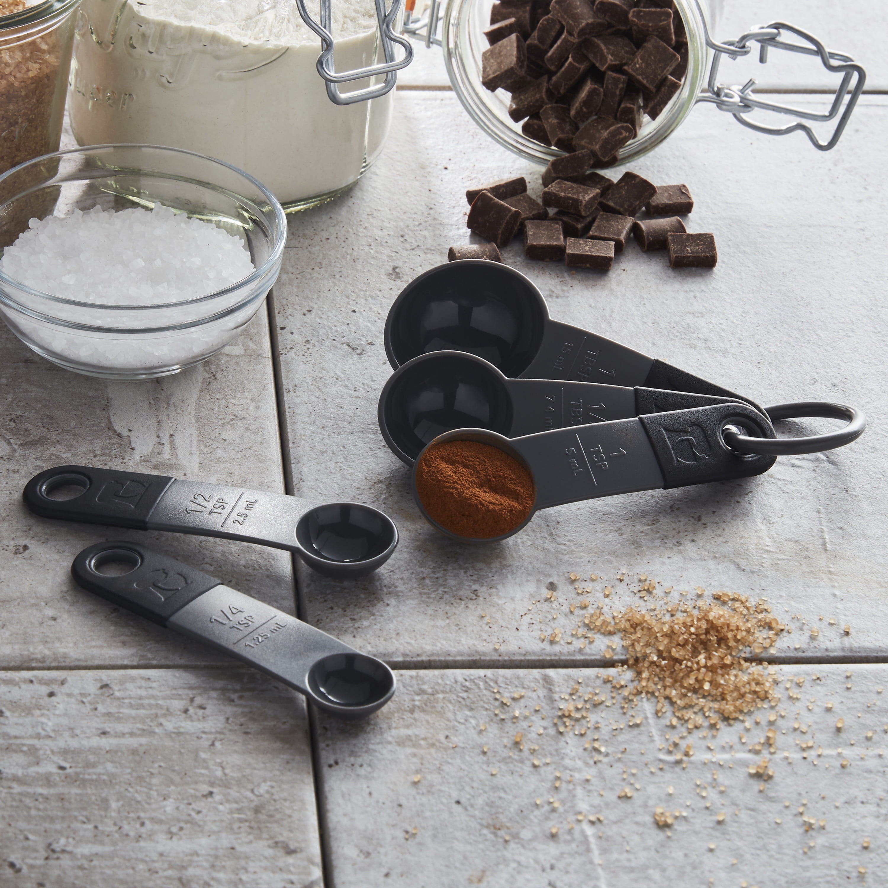 KitchenAid Measuring Spoons - White - Set of 5