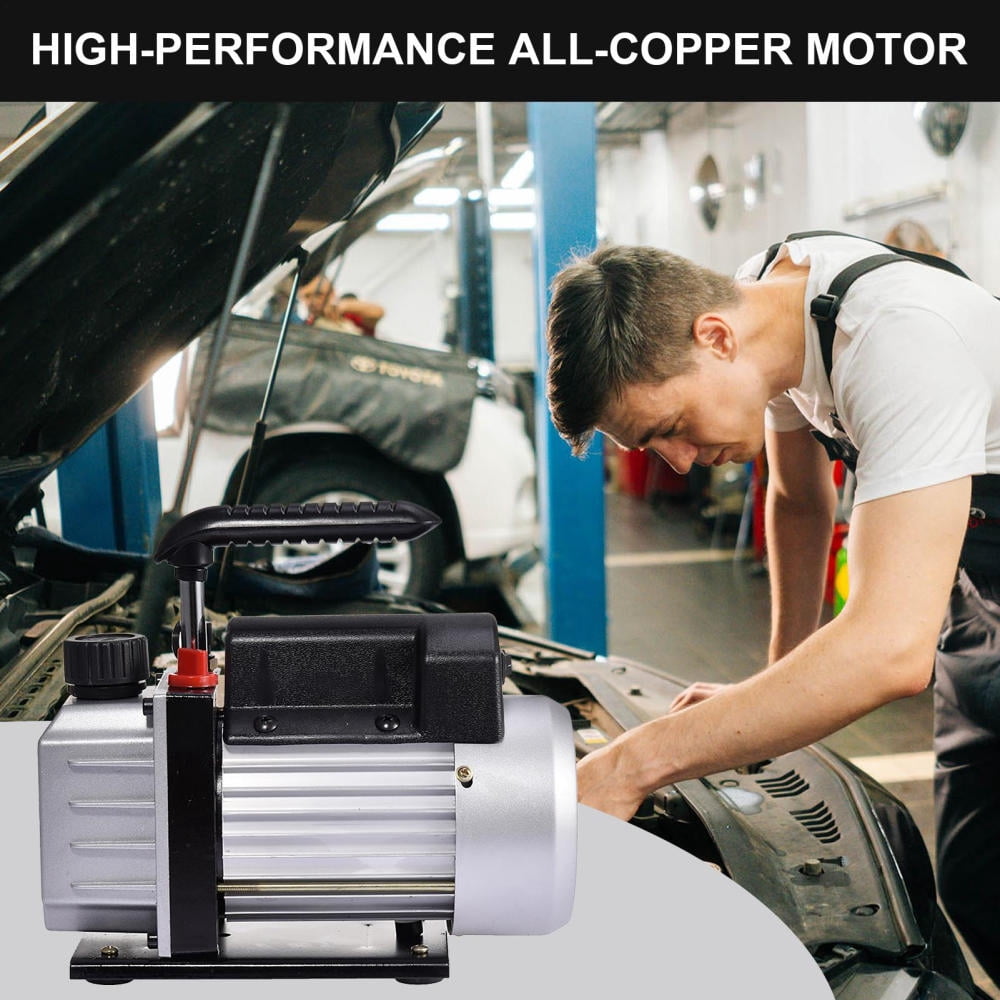 Air Vacuum Pump 110V Auto Air Conditioner Vacuum Pump 4 CFM AC Repair Tools No Oil Included for Industrial Refrigeration Repair Vacuum Packaging