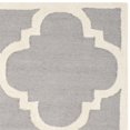 thumbnail image 3 of Safavieh Cambridge Collection CAM140D Handmade Moroccan Geometric Silver and Ivory Premium Wool Runner (2'6" x 14'), 3 of 3