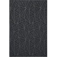 thumbnail image 2 of Furnish My Place Geometrical Pattern Indoor/Outdoor Refine Dark Gray Rug, Abstract Area Rug, Doorway Mat, Contemporary Rug for Living Room, Entryway, Made in USA, 1.5' x 2.25' Rectangle - Set of 5, 2 of 5