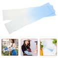 thumbnail image 2 of Mangas de compresión para brazo con protección solar y orificio para el pulgar, para hombres, mujeres y jóvenes, para ciclismo, conducción, correr y deportes al aire libre (azul cielo)., 2 of 7