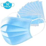 50 Pcs Disposable Masks For Nail Painting beauty-Blue