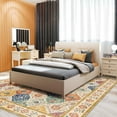 thumbnail image 6 of MeyJey Colorful Bohemia Area Rug Non-slip Washable Soft Throw Large Carpet Colorful 8*10, 6 of 7