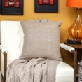 thumbnail image 4 of Parkland Collection Damon Transitional Tan Pillow Cover, 4 of 10