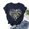 thumbnail image 1 of LSLJS Mode Femmes T-shirt à Manches Courtes Imprimé Saint-Valentin, Hauts Graphiques Originaux, Cadeaux pour Femmes, 1 of 3