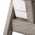 thumbnail image 6 of GDF Studio Jatas Outdoor Patio Club Chairs, Acacia Wood, Grey, 6 of 12