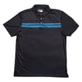 thumbnail image 3 of PGATour Men's Chest Stripe Short Sleeve Golf Polo Caviar-XL, 3 of 4