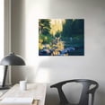 thumbnail image 4 of Orinice Lone Deer In Montana Forest Along Flowing Stream Nature Photograph 16x12in, 4 of 6