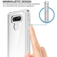 thumbnail image 6 of LG G6 Premium Scratch Resistant Case Clear Protector Slim Fit Cover Shock Proof Protective Hybrid Bumper, 6 of 6
