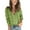 Green, variant on Cute Sweater Women Solid Long Sleeve V Neck Button Up Hollow Out Cardigan Casual Knitted Warm Sweaters