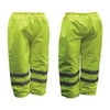 Boss Hi-Vis Insulated Yellow Polyester Rain Pants XL